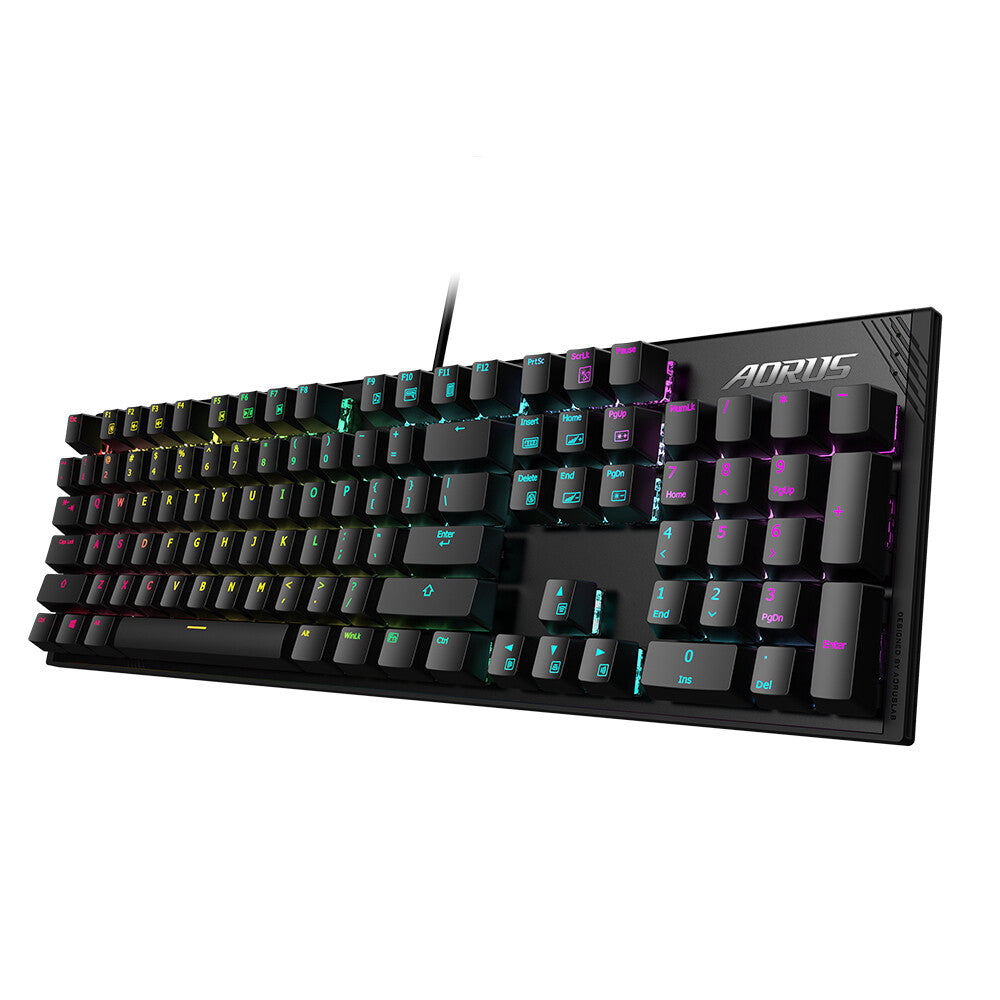 GIGABYTE AORUS K1 tangentbord Spela USB QWERTY Engelsk Svart