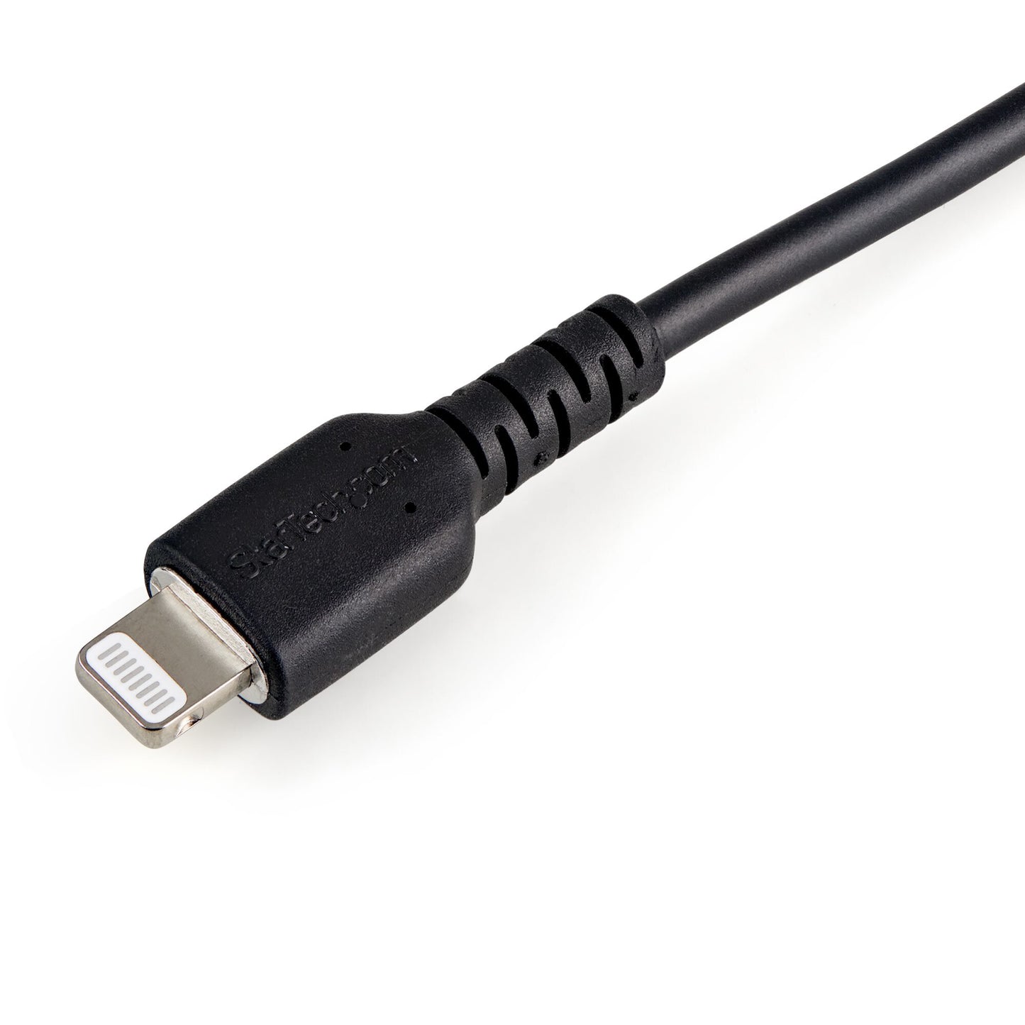 StarTech.com 30cm tålig, svart USB-A till Blixtkabel - Hård, tålig aramifiber USB typ A till Blixtladdare/synkron strömsladd - Apple MFi-certifierad iPad/iPhone 12