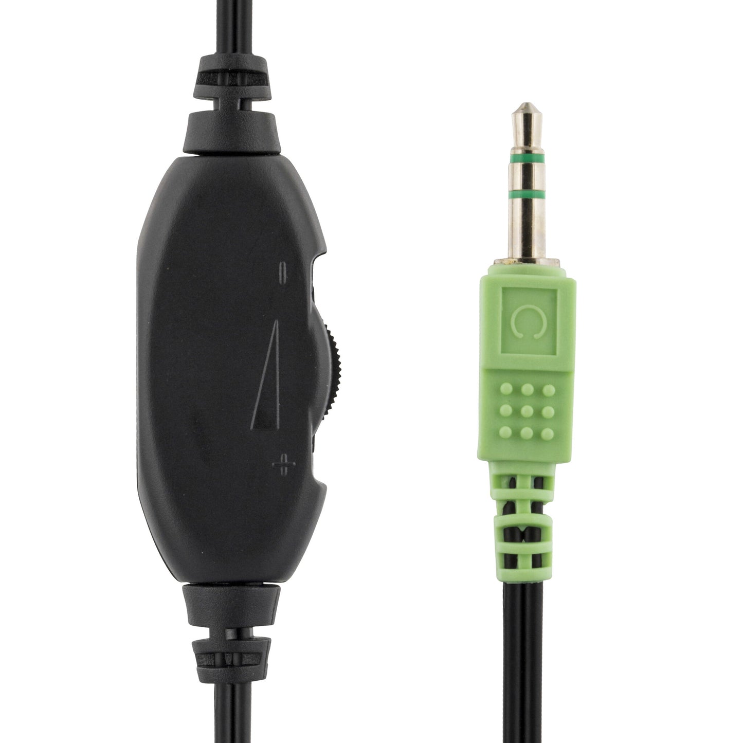 Deltaco Hörlurar med justerbart huvudband, on-ear, svart/silver