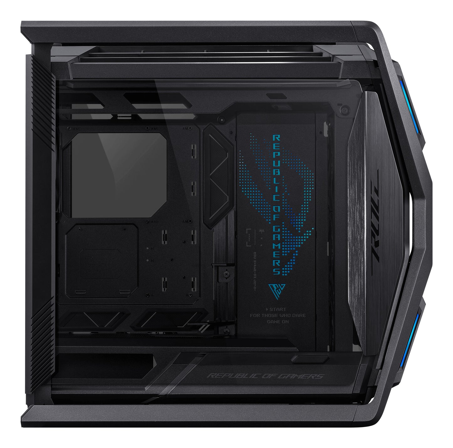ASUS ROG Hyperion GR701 BTF Edition Tower Svart, Transparent