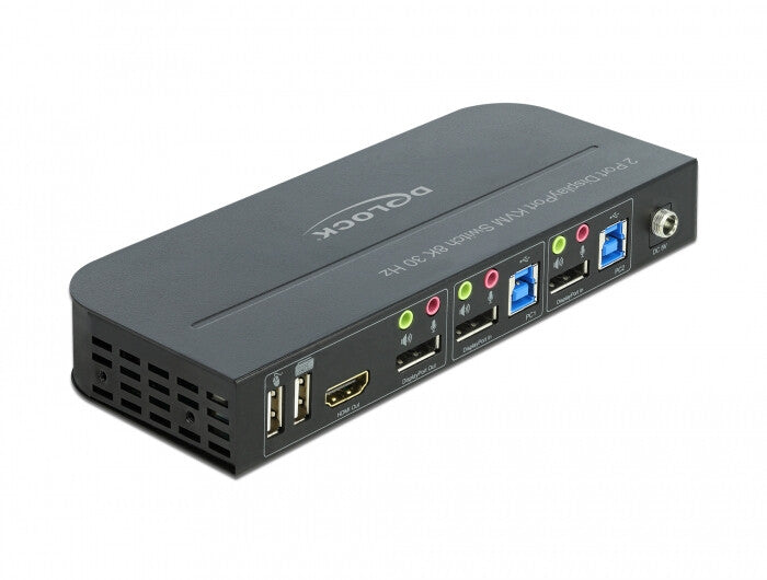 DeLOCK 11482 KVM-switchar Svart