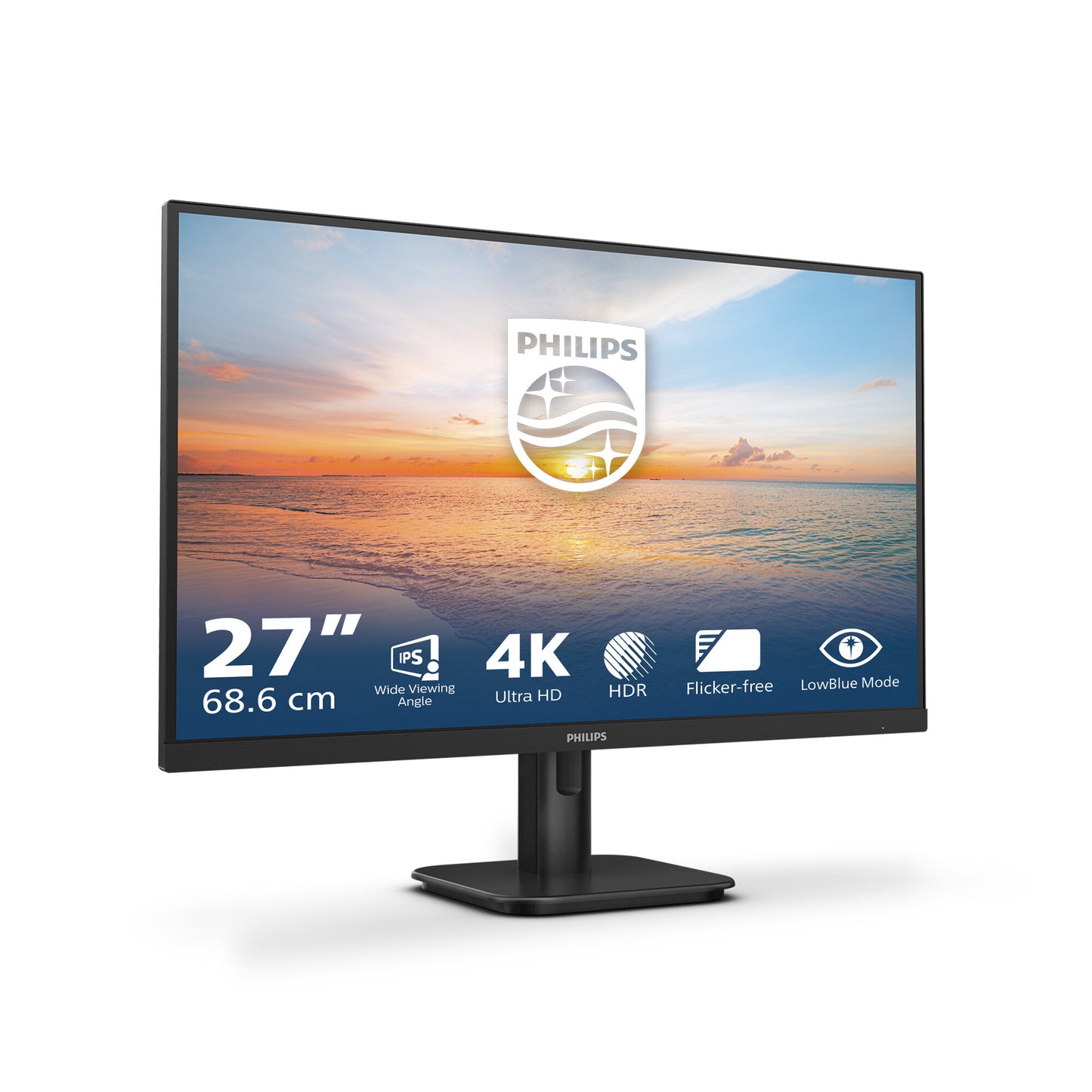 Philips 27E1N1800A/00 platta pc-skärmar 68,6 cm (27") 3840 x 2160 pixlar 4K Ultra HD LED Svart