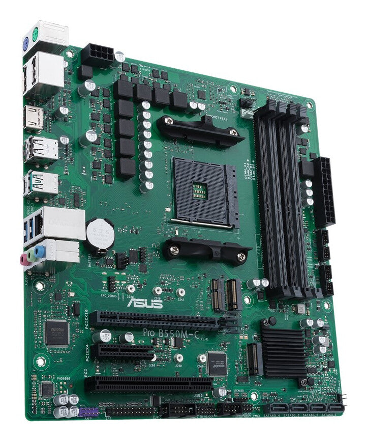 ASUS PRO B550M-C/CSM AMD B550 Uttag AM4 micro ATX