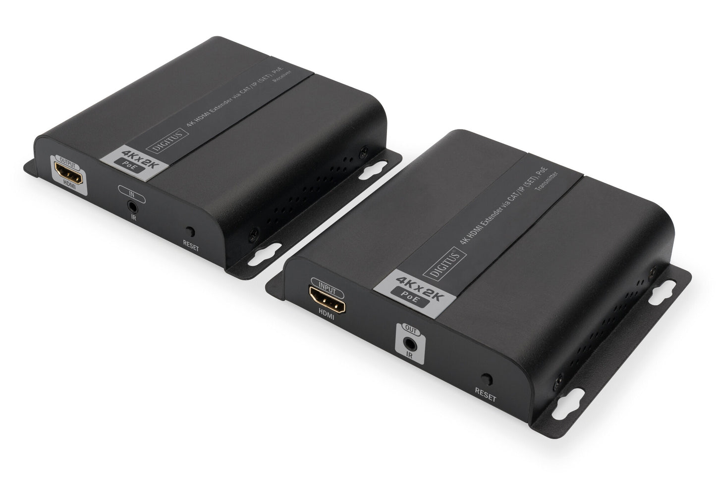 Digitus DS-55124 AV-förlängare Sändare och mottagare för AV-utrustning Svart