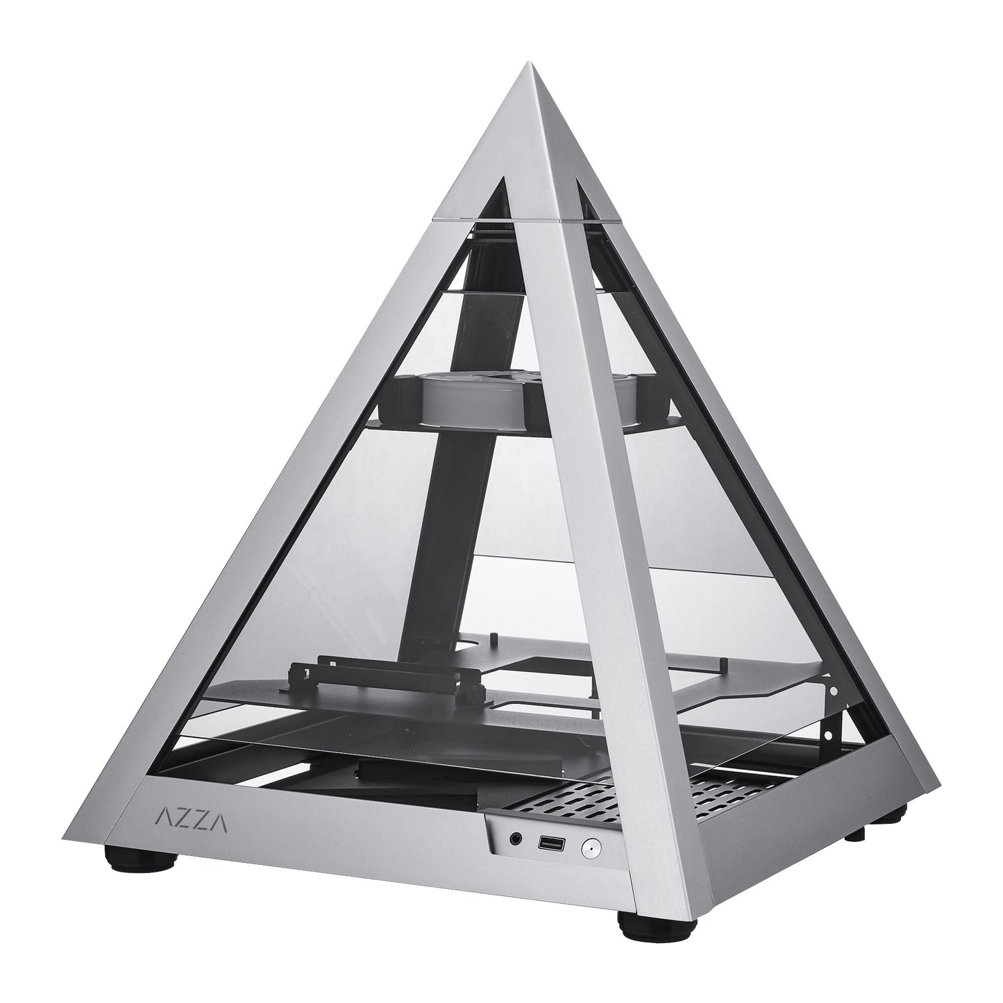 Azza Pyramid Mini Mini Pyramid Gjuten aluminium, Svart