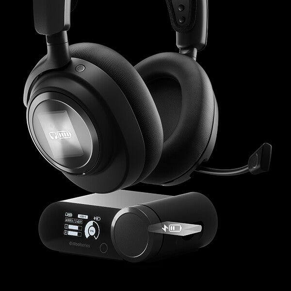 Steelseries Arctis Nova Pro Wireless Xbox Headset Kabel & Trådlös Huvudband Spela Bluetooth Laddningsställ Svart