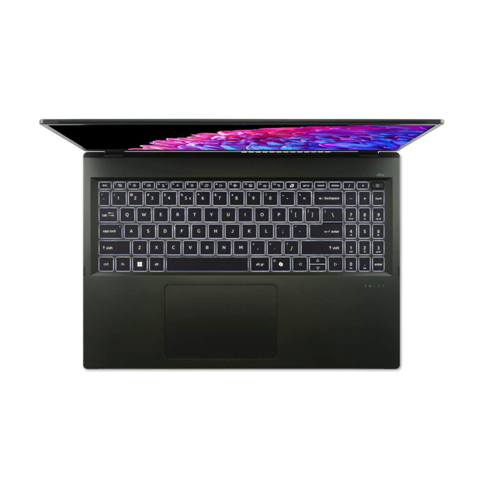 Acer Swift Edge SFE16-44-R0XV AMD Ryzen™ 5 8640U Bärbar dator 40,6 cm (16") 3.2K 16 GB LPDDR5-SDRAM 512 GB SSD Wi-Fi 6E (802.11ax) Windows 11 Home Svart