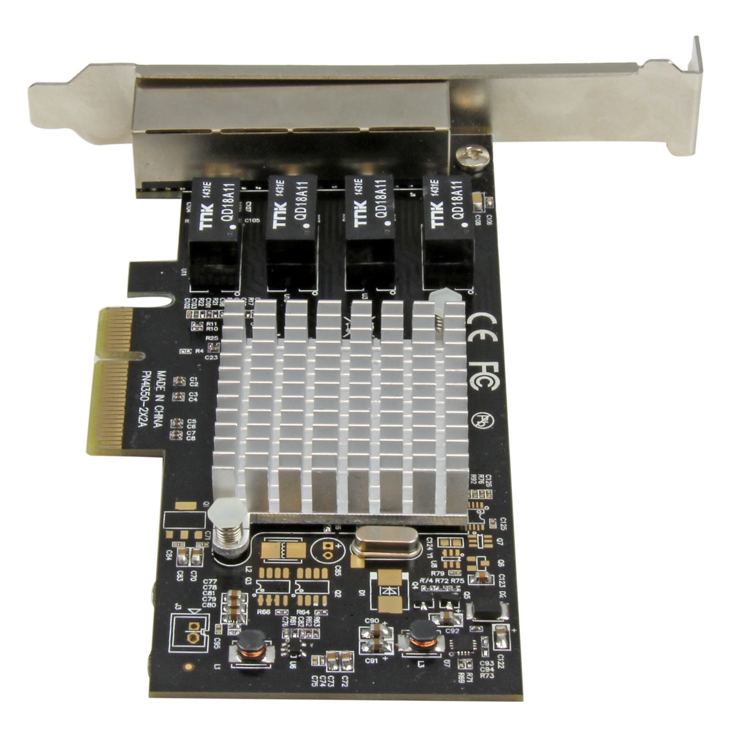 StarTech.com Gigabit Ethernet Nätverkskort med 4 portar - PCI Express, Intel I350 NIC