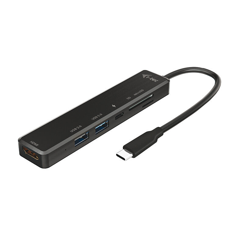 i-tec C31TRAVELEASYDOCKPD dockningsstationer för bärbara datorer Kabel USB 3.2 Gen 1 (3.1 Gen 1) Type-C Svart