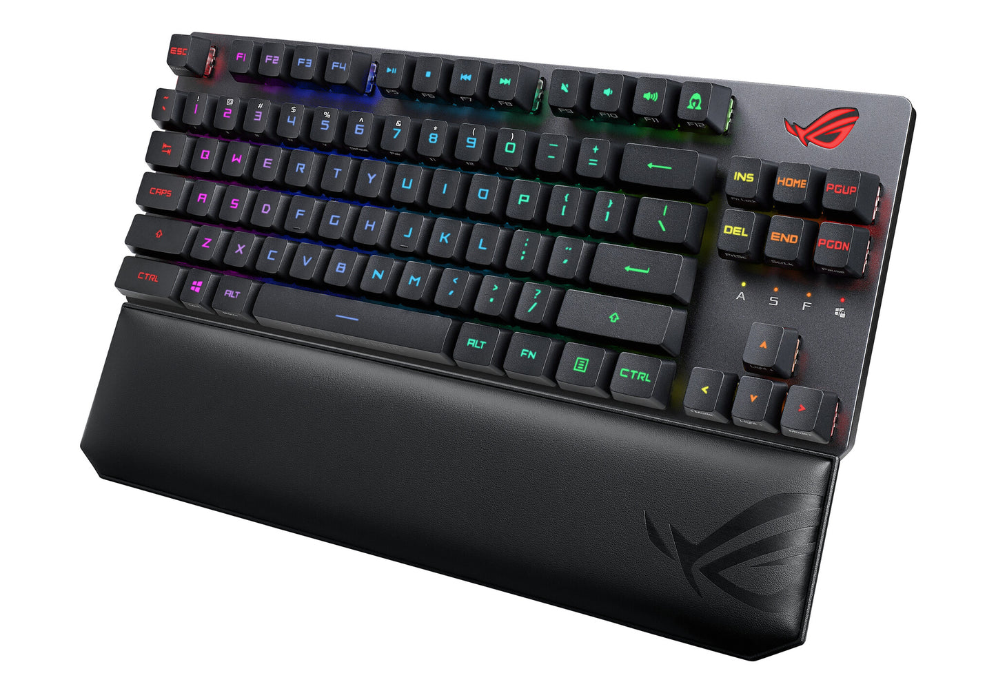 ASUS ROG Strix Scope RX TKL Wireless Deluxe tangentbord Spela USB + RF Wireless + Bluetooth AZERTY Fransk Svart