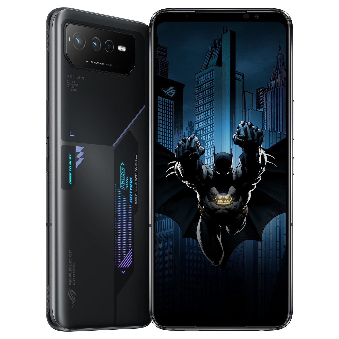 ASUS ROG Phone 6 AI2203-5B028E1 17,2 cm (6.78") Dubbla SIM-kort Android 12 5G USB Type-C 12 GB 256 GB 6000 mAh Svart