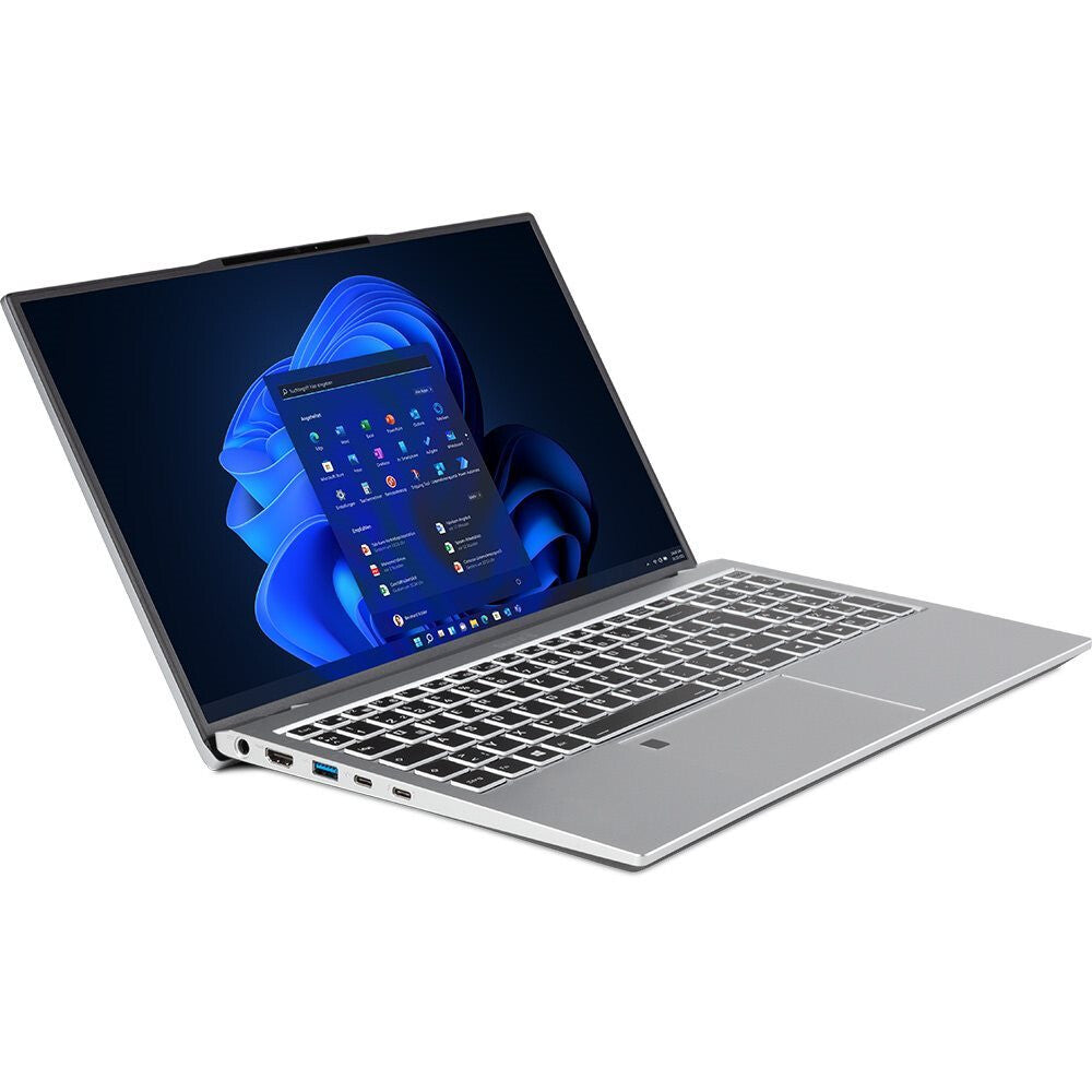 TERRA MOBILE 1220800 bärbara datorer Intel® Core™ i7 i7-1355U Bärbar dator 39,6 cm (15.6") Full HD 16 GB DDR5-SDRAM 512 GB SSD Wi-Fi 6 (802.11ax) Windows 11 Pro Silver