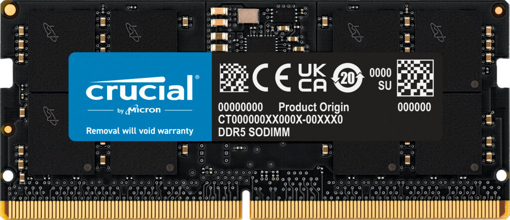 Crucial CT16G56C46S5 RAM-minnen 16 GB 1 x 16 GB DDR5 ECC