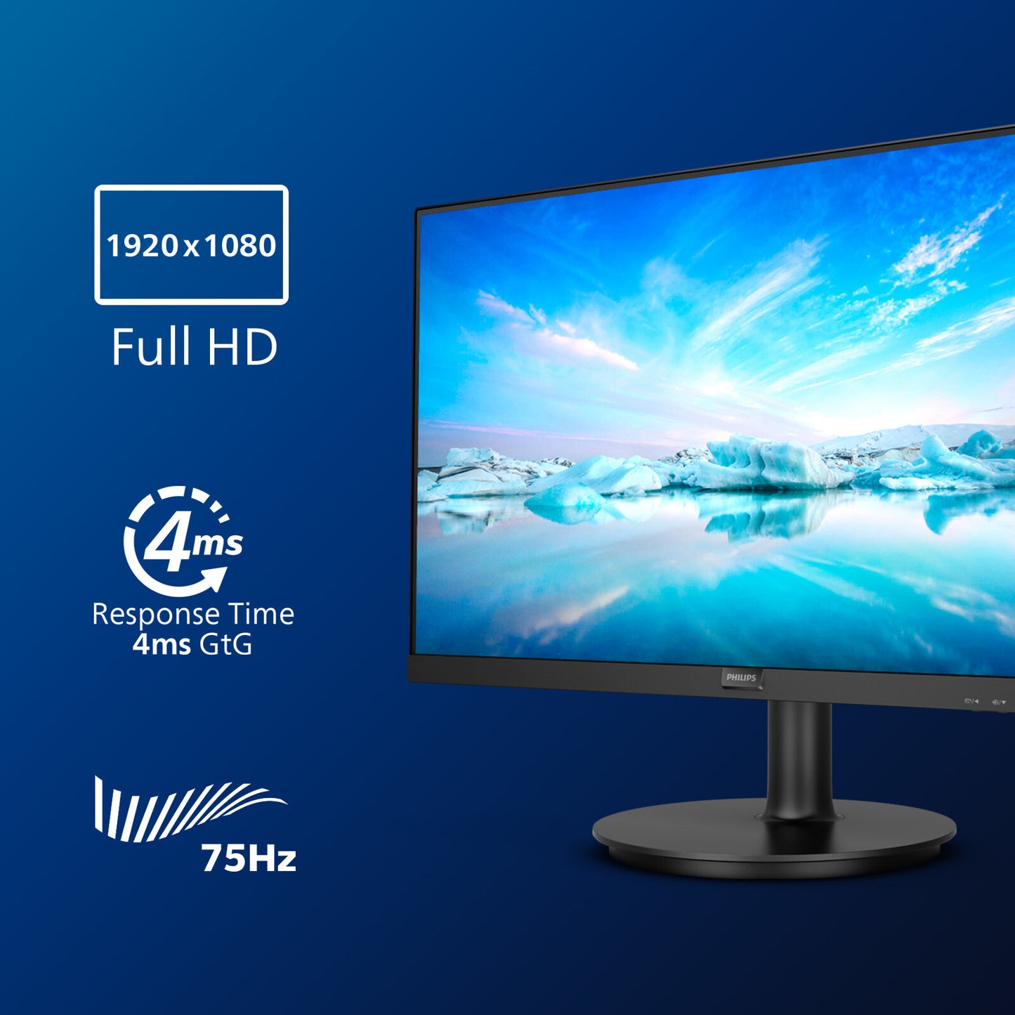 Philips V Line 271V8LA/00 LED display 68,6 cm (27") 1920 x 1080 pixlar Full HD Svart