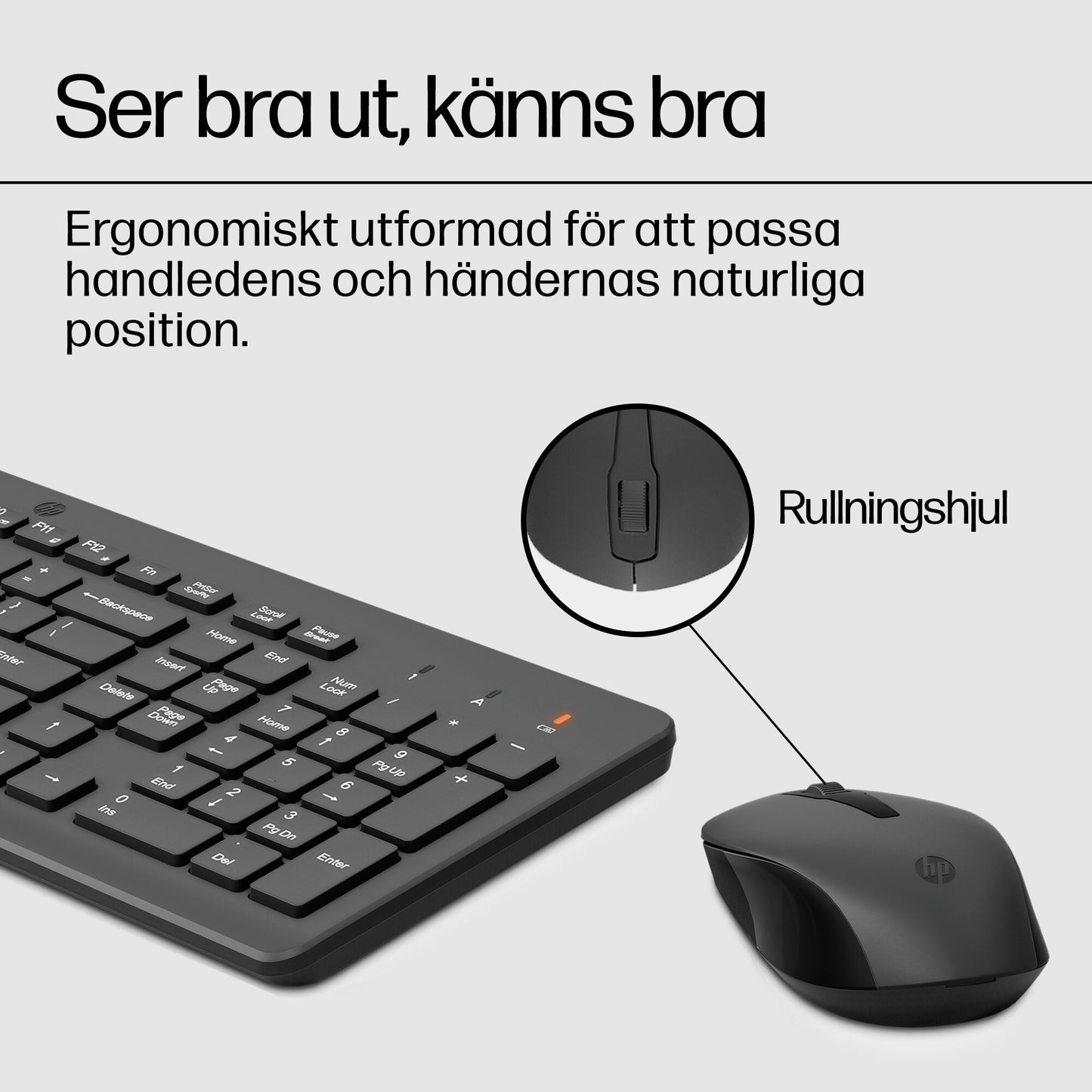 HP 330 trådlös mus och tangentbord kombinerat