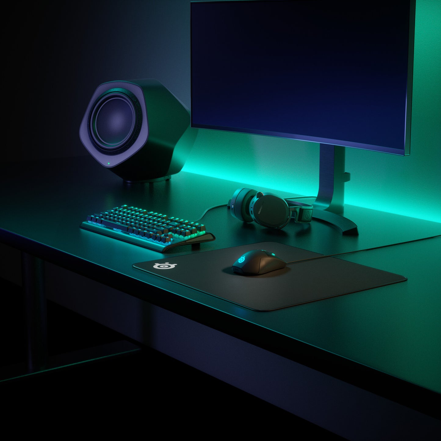 Steelseries QcK Edge Large Spelmusmatta Svart