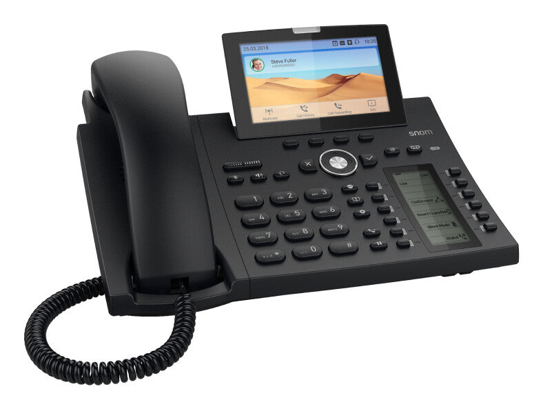 Snom D385N IP-telefoner Svart 12 linjer TFT