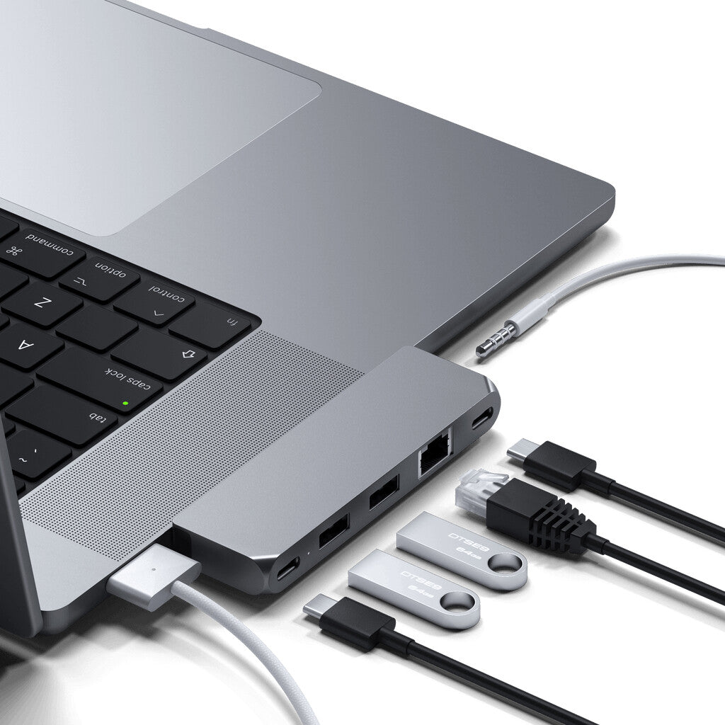 Satechi Pro Hub Mini Dockning USB 3.2 Gen 1 (3.1 Gen 1) Type-C Grå