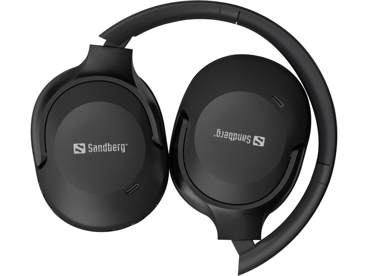 Sandberg 126-53 hörlur och headset Trådlös Huvudband Samtal/musik Bluetooth Svart