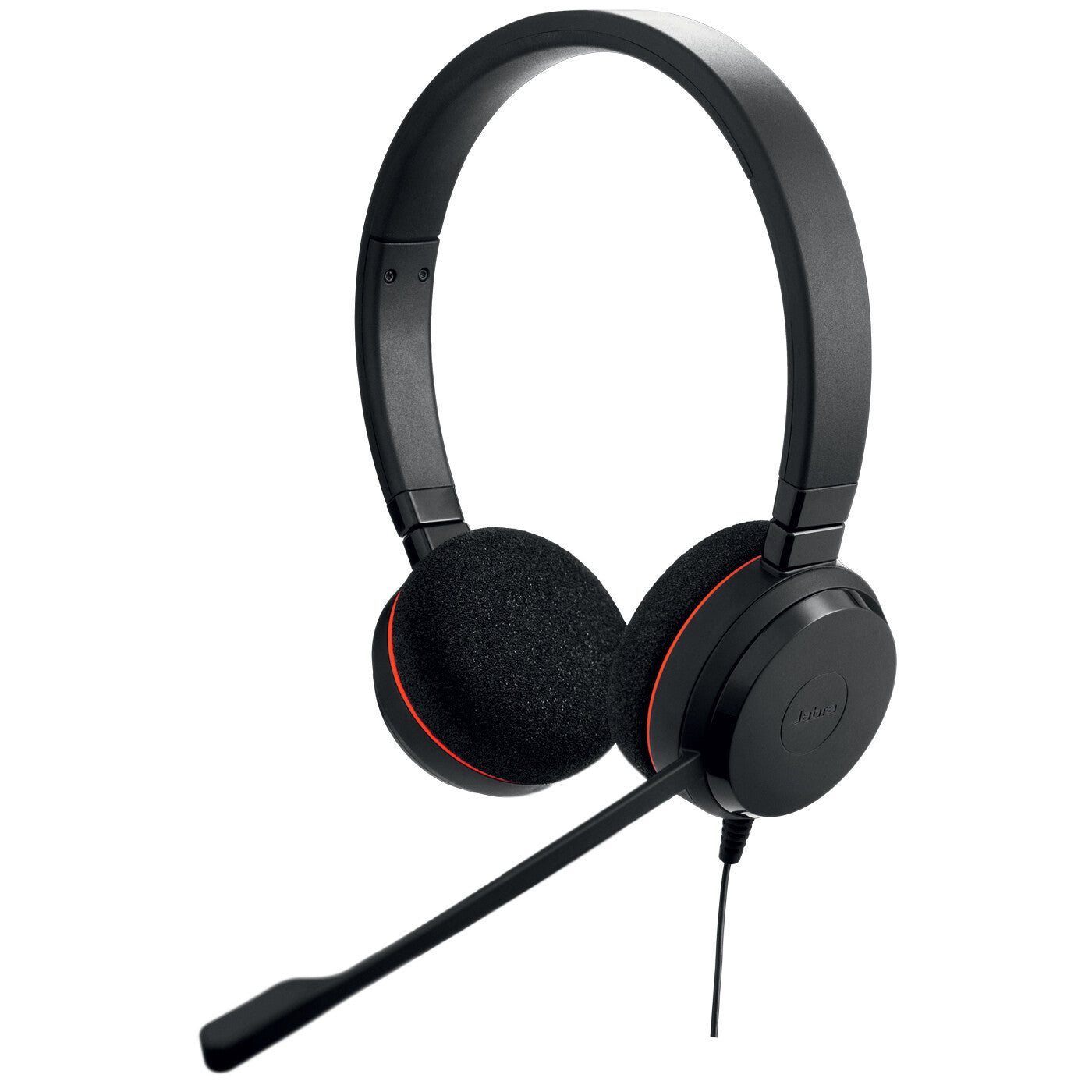 Jabra Evolve 20 Headset Kabel Huvudband Kontor/callcenter USB Type-A Svart