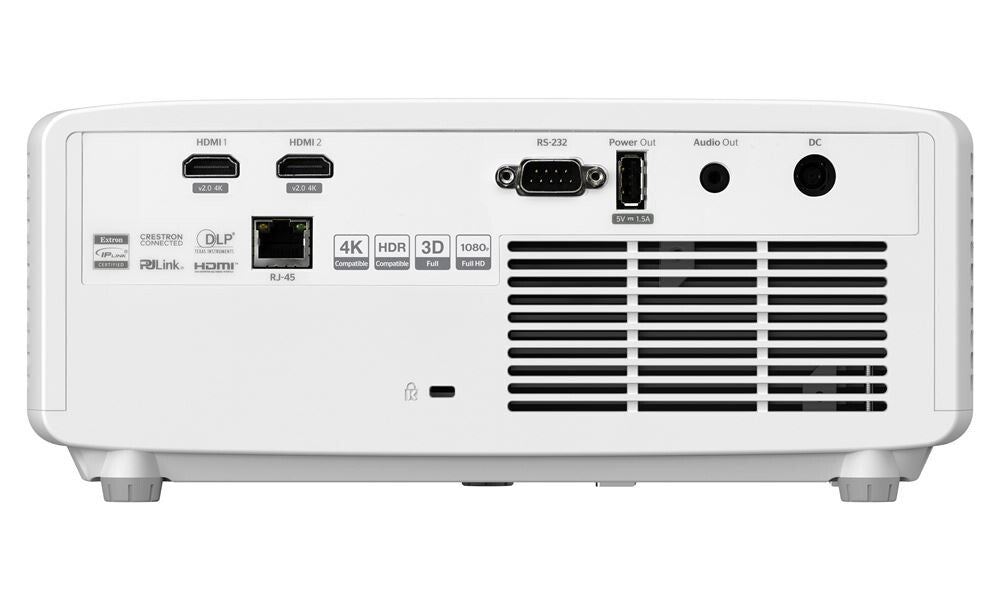 Optoma ZH450 Standard throw-projektor 4500 ANSI-lumen DLP 1080p (1920x1080) 3D kompatibilitet Vit