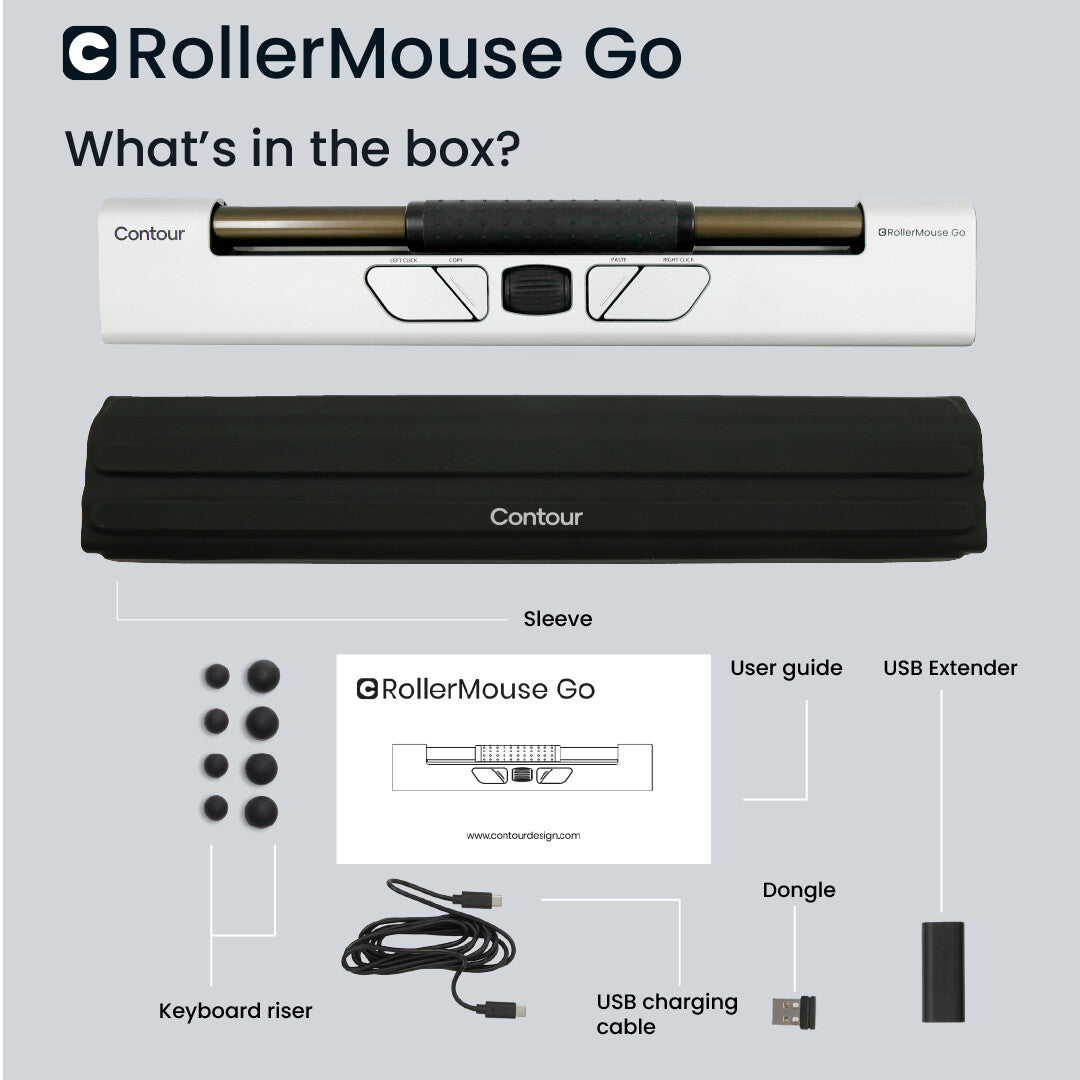 Contour Design RollerMouse Go, wireless