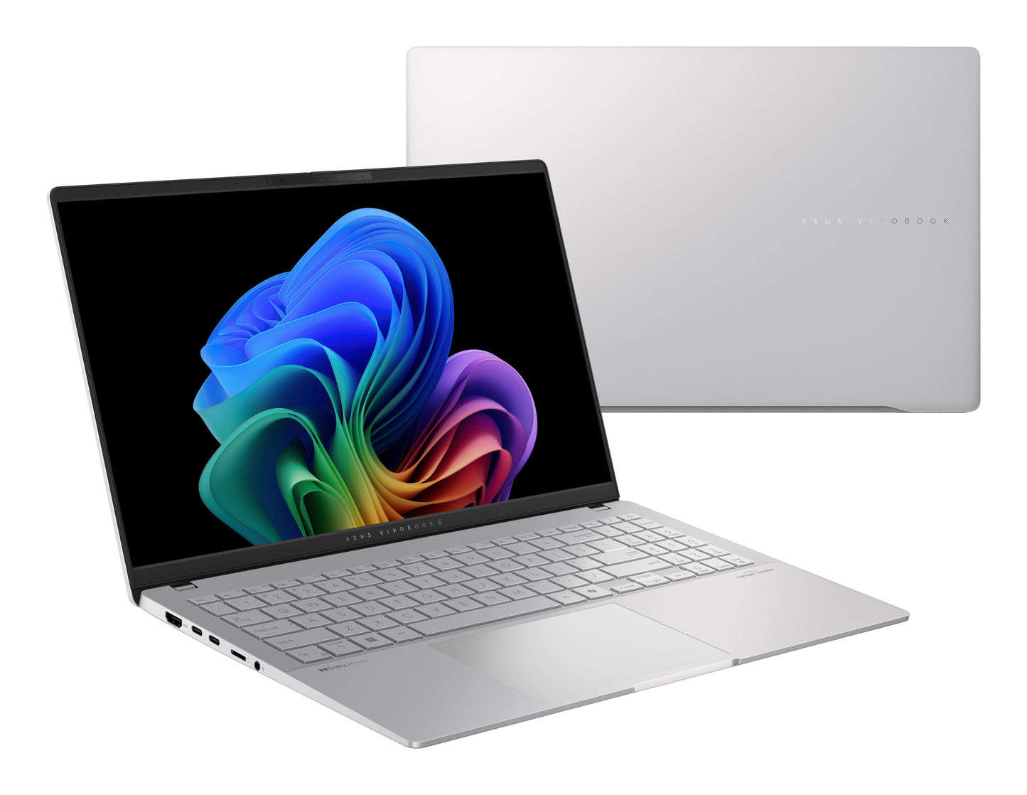 ASUS Vivobook S 15 OLED S5507QA-MA001W Qualcomm Snapdragon X1E-78-100 Bärbar dator 39,6 cm (15.6") 3K 32 GB LPDDR5x-SDRAM 1 TB SSD Wi-Fi 7 (802.11be) Windows 11 Home Silver