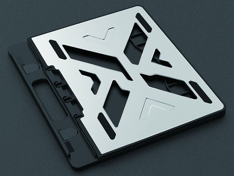 Conceptronic THANA ERGO S, Laptop Cooling Stand Ställ till bärbara datorer Grå 39,6 cm (15.6")