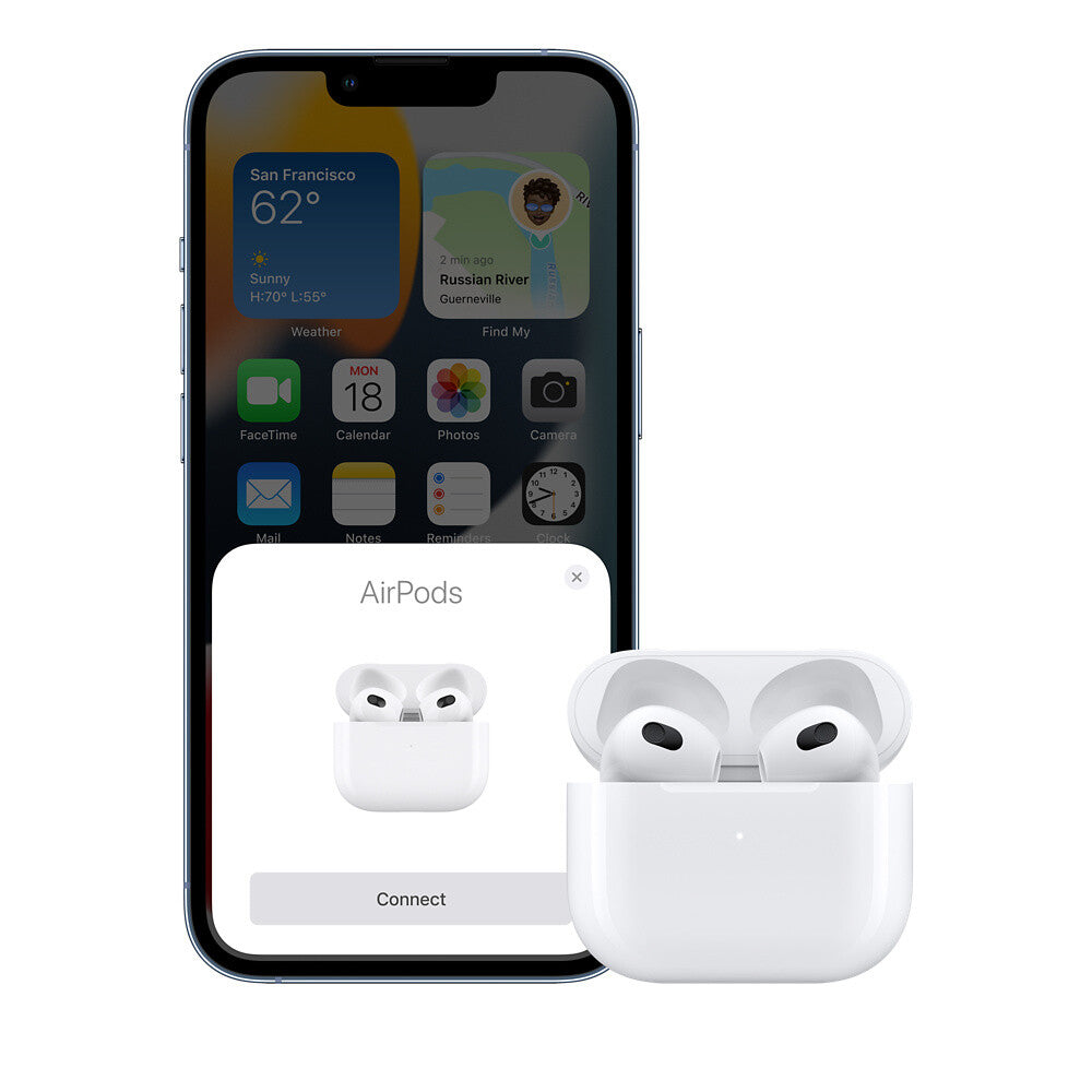 Apple AirPods (3rd generation) AirPods Headset Trådlös I öra Samtal/musik Bluetooth Vit