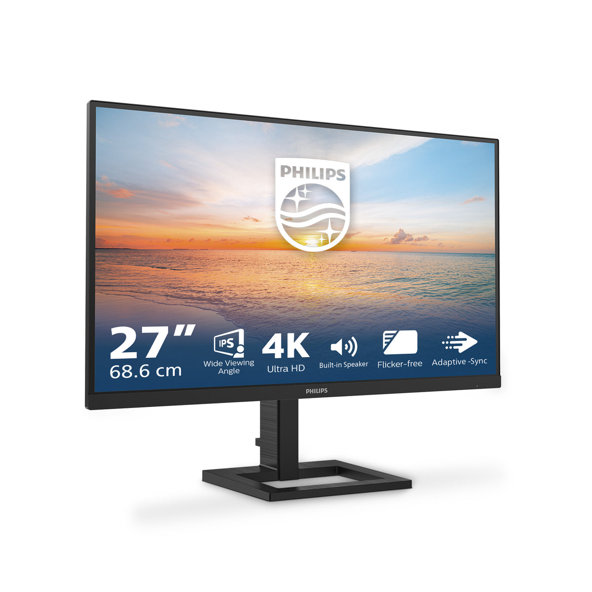 Philips 1000 series 27E1N1800AE/00 platta pc-skärmar 68,6 cm (27") 3840 x 2160 pixlar 4K Ultra HD LED Svart