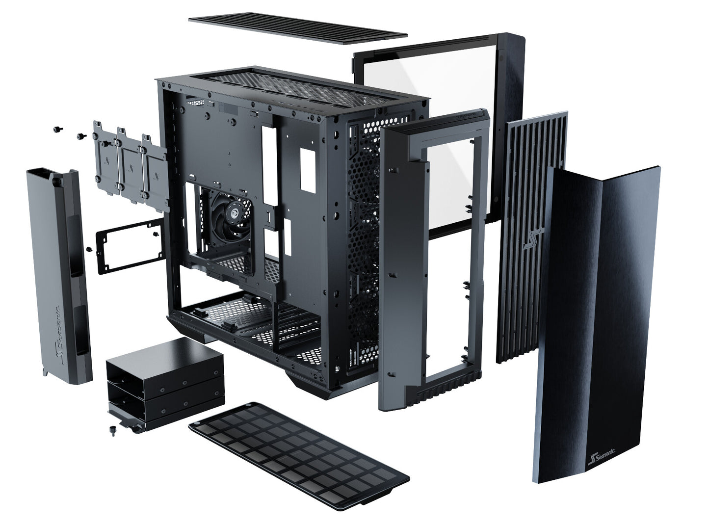 Seasonic SYNCRO Q704 + DGC-750W Midi Tower Svart