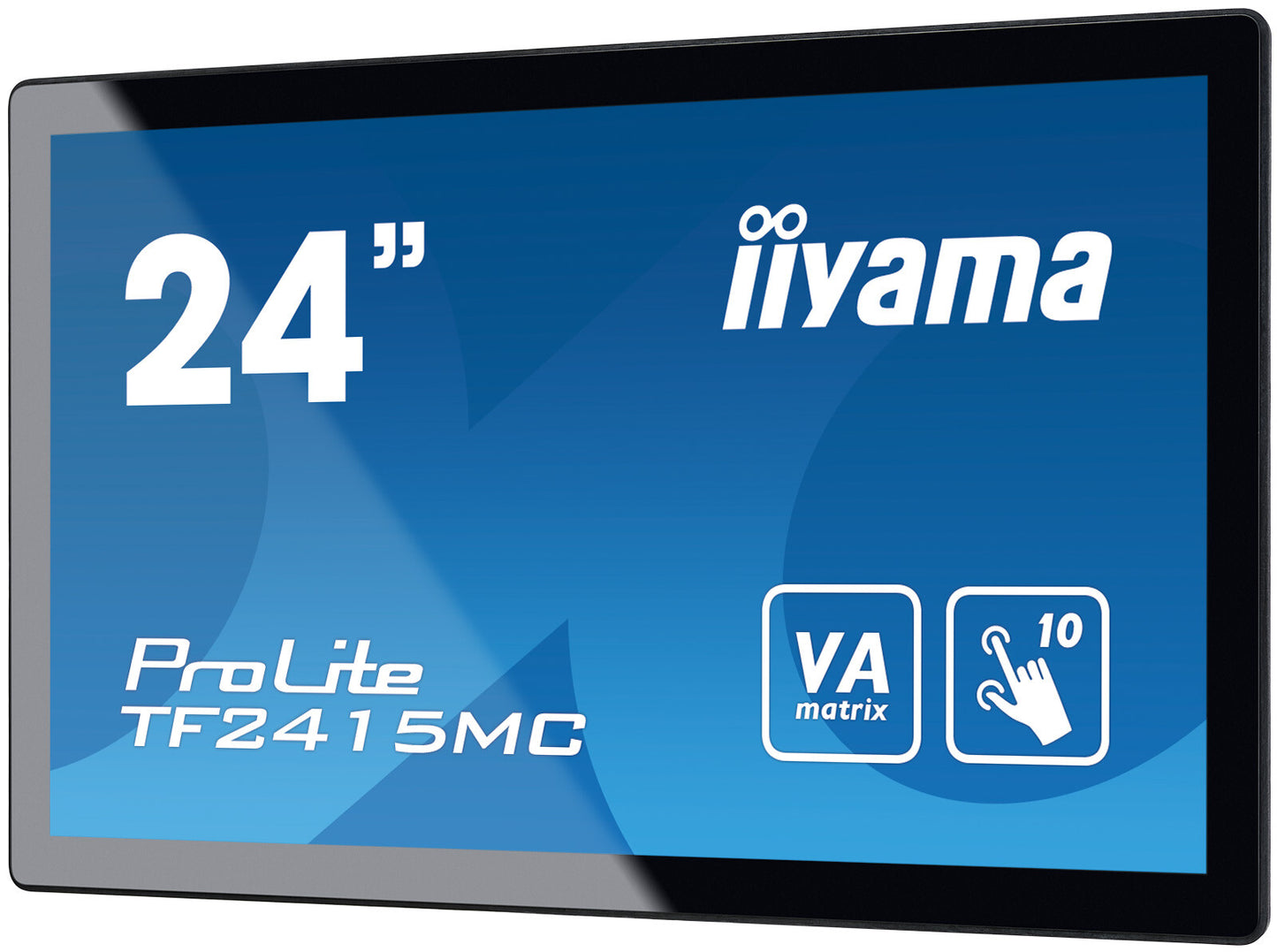 iiyama ProLite TF2415MC-B2 platta pc-skärmar 60,5 cm (23.8") 1920 x 1080 pixlar Full HD LCD Pekskärm Flera användare Svart