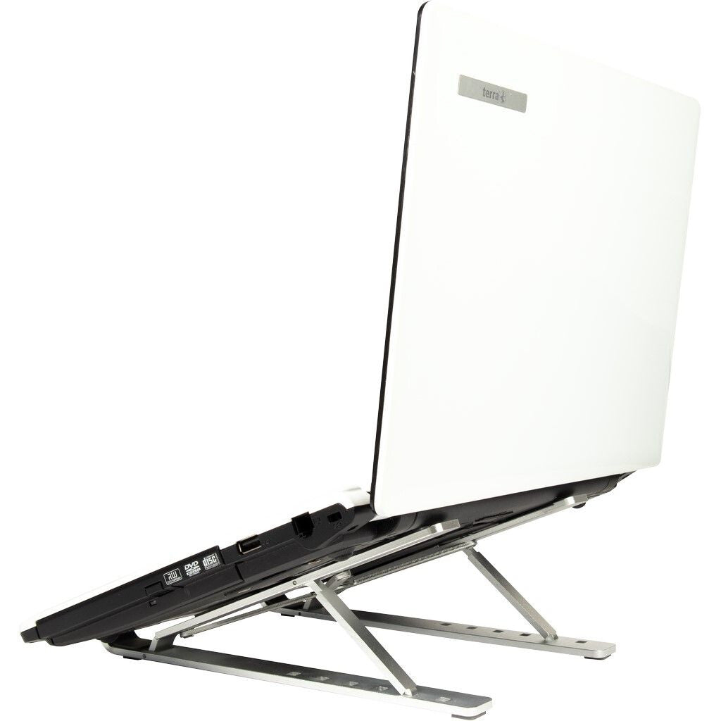 Inter-Tech NBS-200 Ställ till bärbara datorer Silver 39,6 cm (15.6")