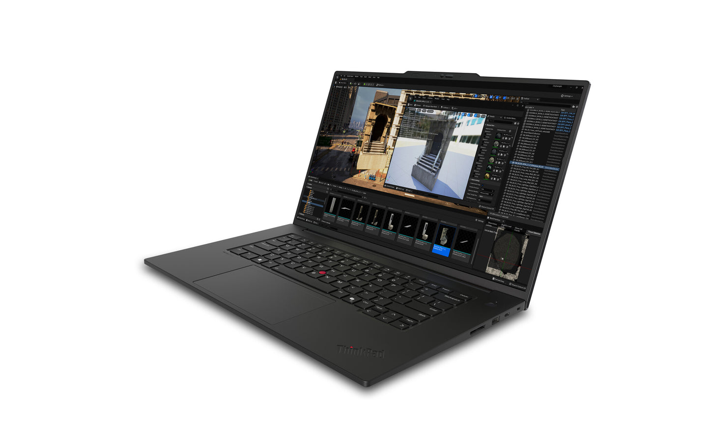 Lenovo ThinkPad P1 Gen 7 Intel Core Ultra 9 185H Mobil arbetsstation 40,6 cm (16") WQXGA 64 GB LPDDR5x-SDRAM 2 TB SSD NVIDIA RTX 3000 Ada Wi-Fi 7 (802.11be) Windows 11 Pro Nordic Svart