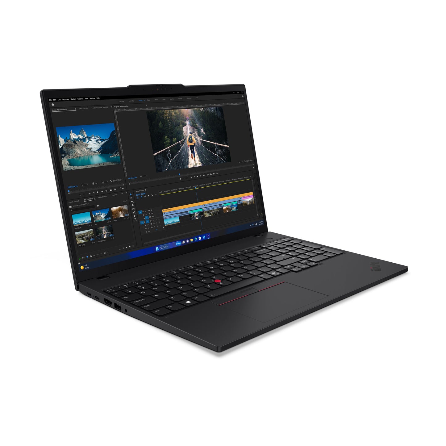 Lenovo ThinkPad T16 Gen 3 Intel Core Ultra 7 155U Bärbar dator 40,6 cm (16") WUXGA 16 GB DDR5-SDRAM 512 GB SSD Wi-Fi 6E (802.11ax) Windows 11 Pro Engelsk Svart