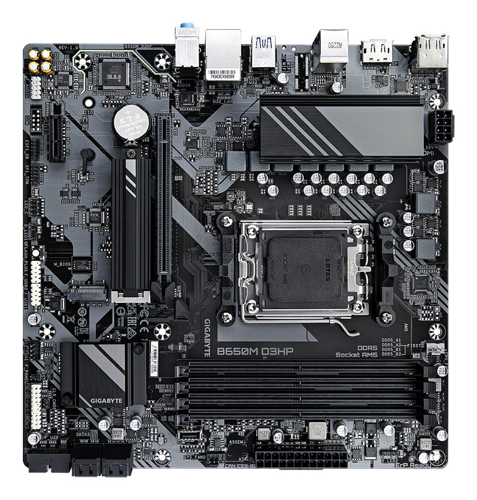 GIGABYTE B650M D3HP moderkort AMD B650 AM5-sockel micro ATX