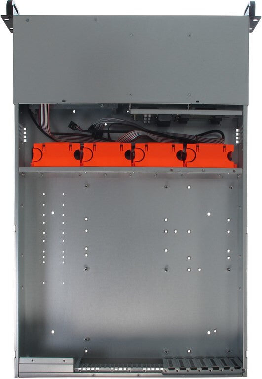 Inter-Tech IPC 2U-2406 Ställning Svart, Silver
