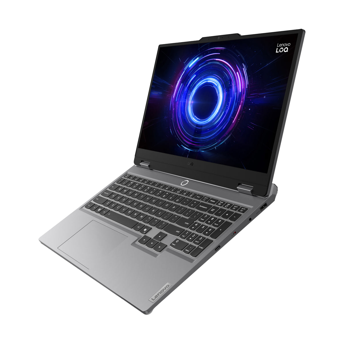 Lenovo LOQ 15IRX10 Intel® Core™ i7 i7-13650HX Bärbar dator 39,6 cm (15.6") Full HD 16 GB DDR5-SDRAM 1 TB SSD NVIDIA GeForce RTX 5070 Wi-Fi 6 (802.11ax) Windows 11 Home tyska Grå