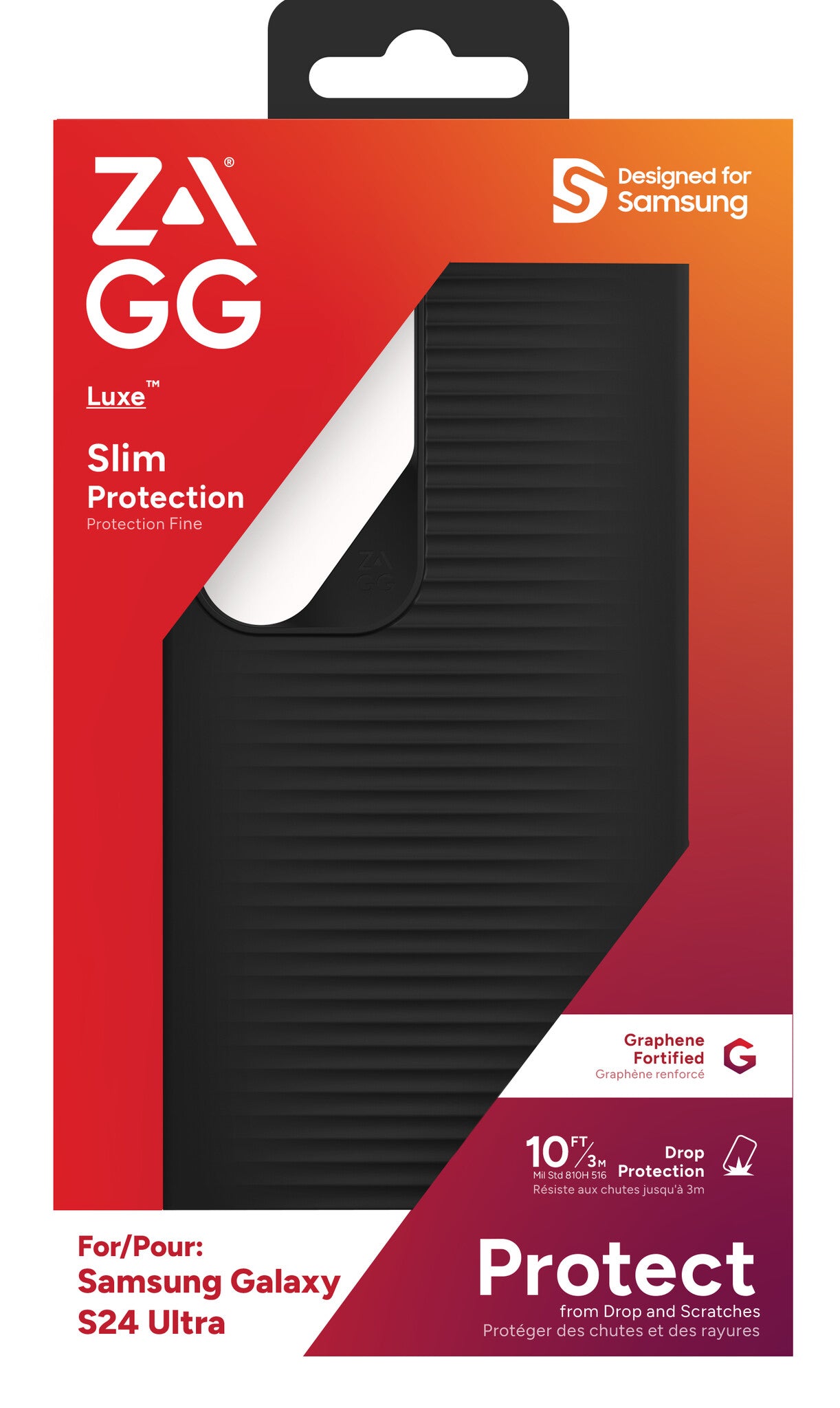 ZAGG Cases Luxe Samsung Galaxy S24 Ultra Black