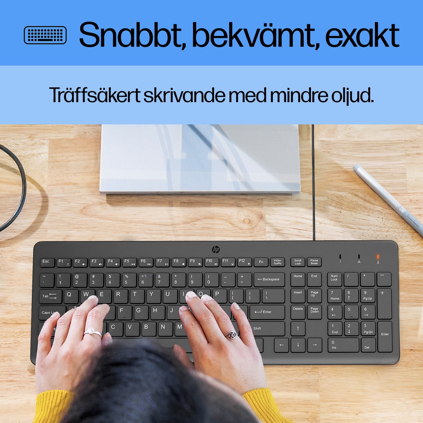 HP 150 trådat tangentbord