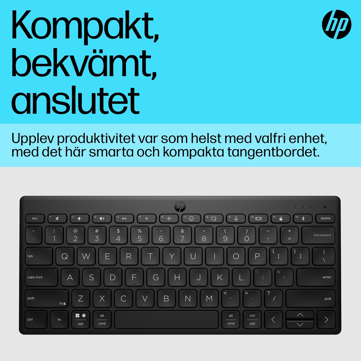 HP 350 kompakt Bluetooth-tangentbord för flera enheter