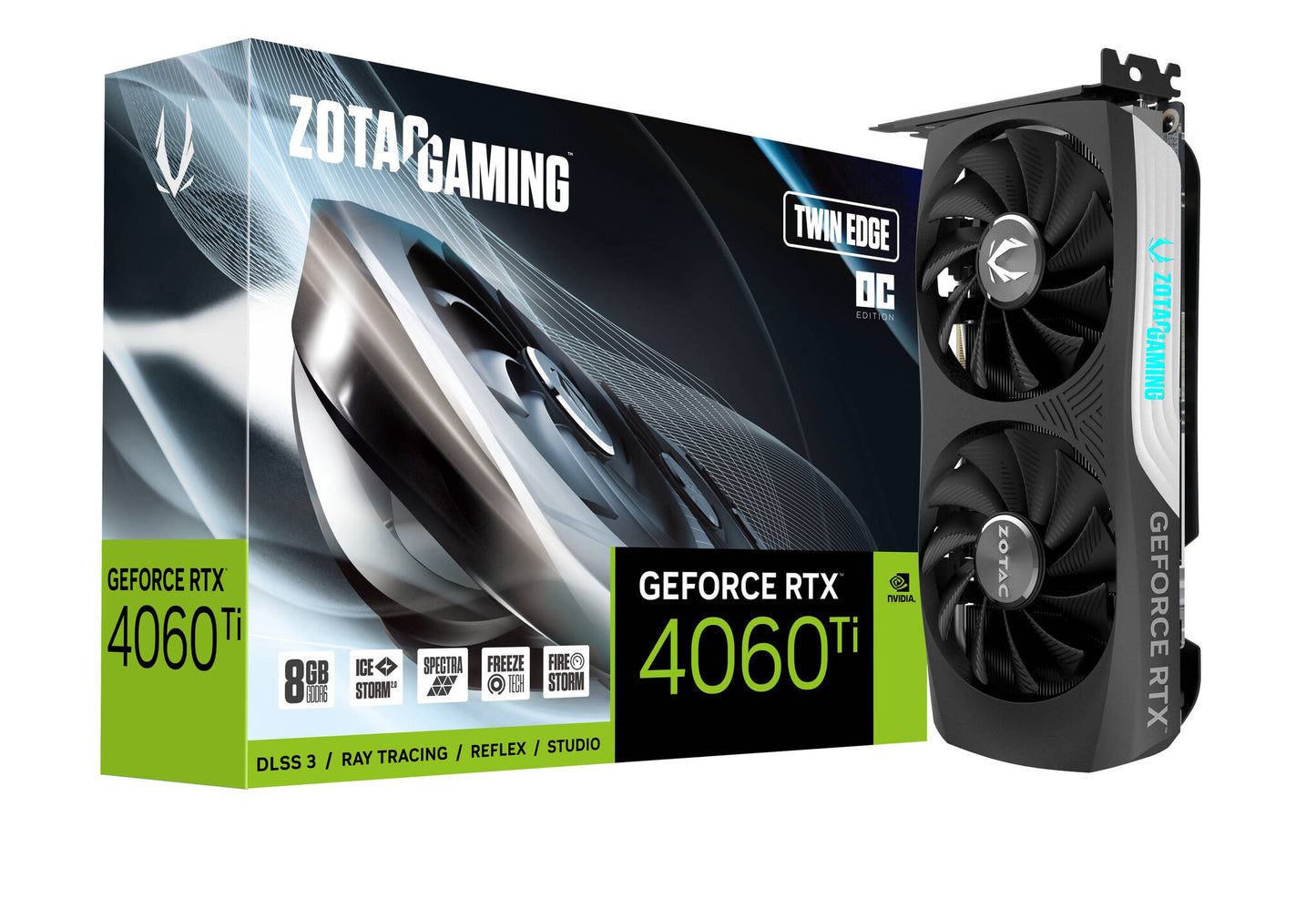 Zotac GAMING GeForce RTX 4060 Ti Twin Edge OC NVIDIA 8 GB GDDR6