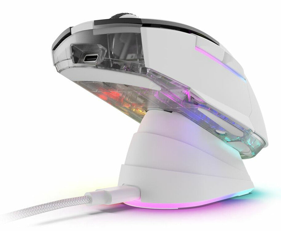 Sharkoon SGM50W datormöss Spela högerhand RF Wireless + USB Type-A Optisk 6400 DPI