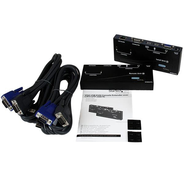 StarTech.com SV565UTPUEU KVM-förlängare Sändare och mottagare