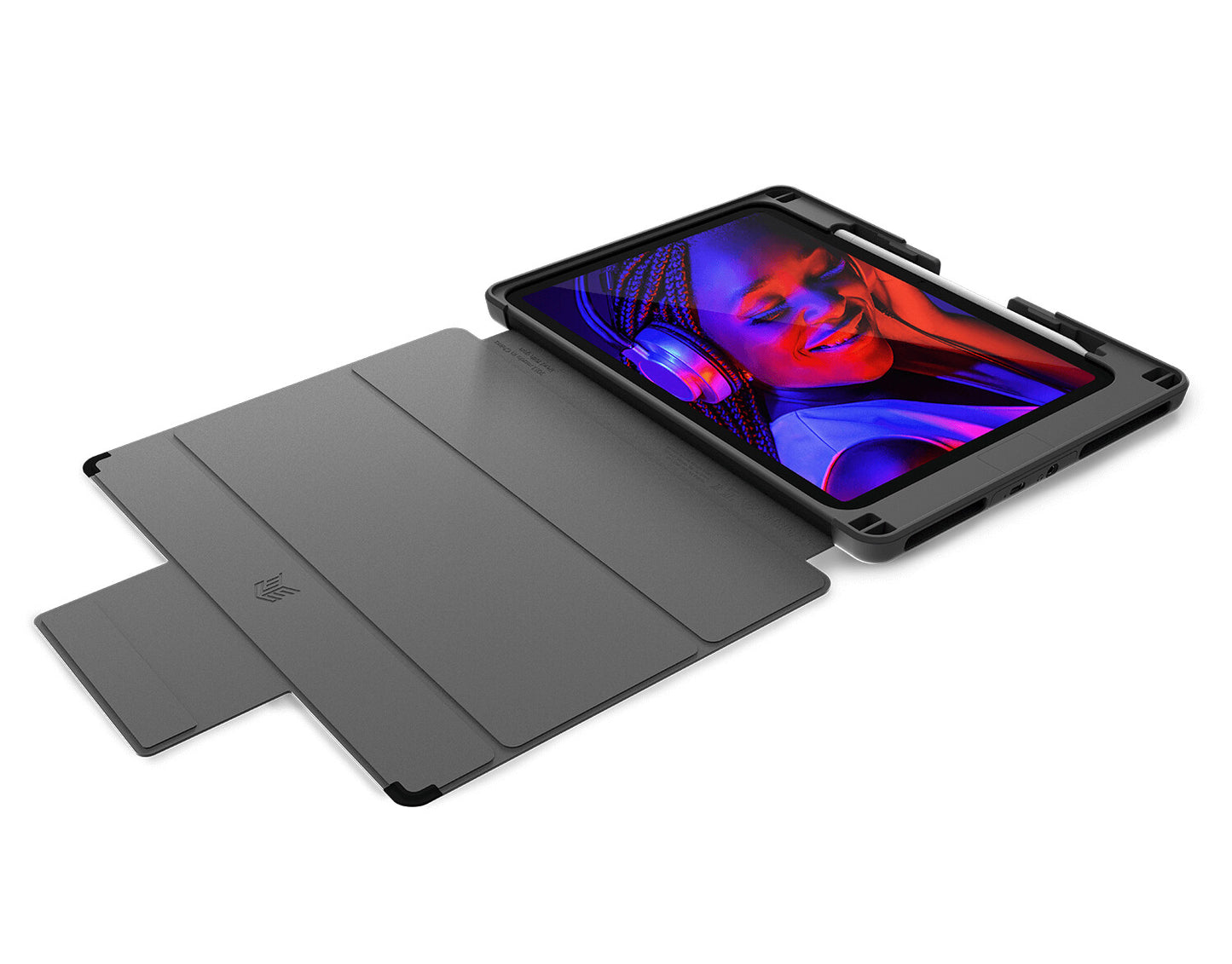 STM STM-222-440KX-01 iPad-fodral 27,7 cm (10.9") Omslag Svart