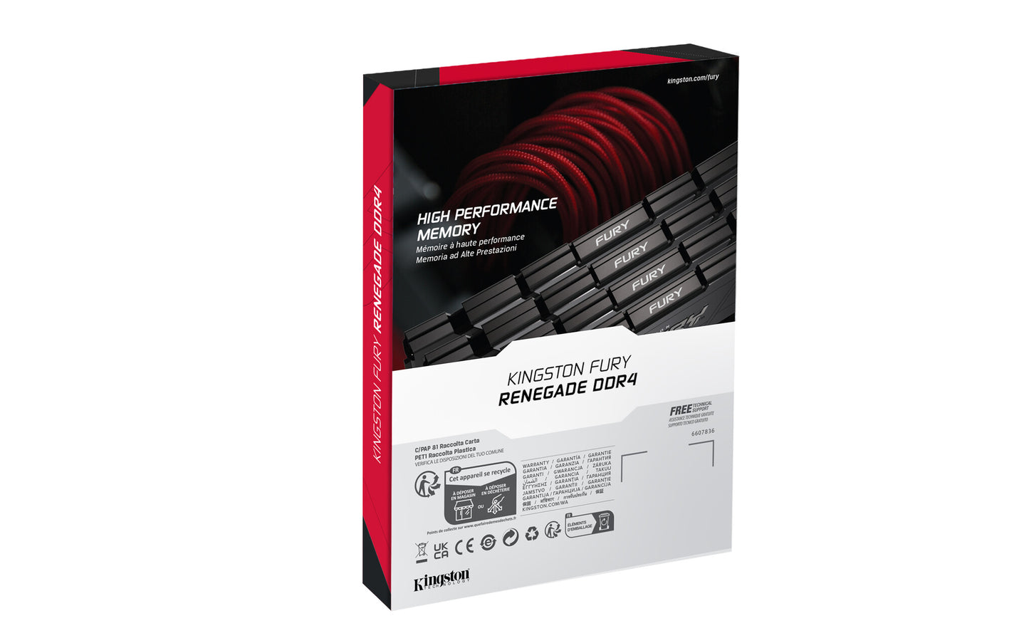 Kingston Technology FURY Renegade RAM-minnen 16 GB 2 x 8 GB DDR4 3200 MT/s
