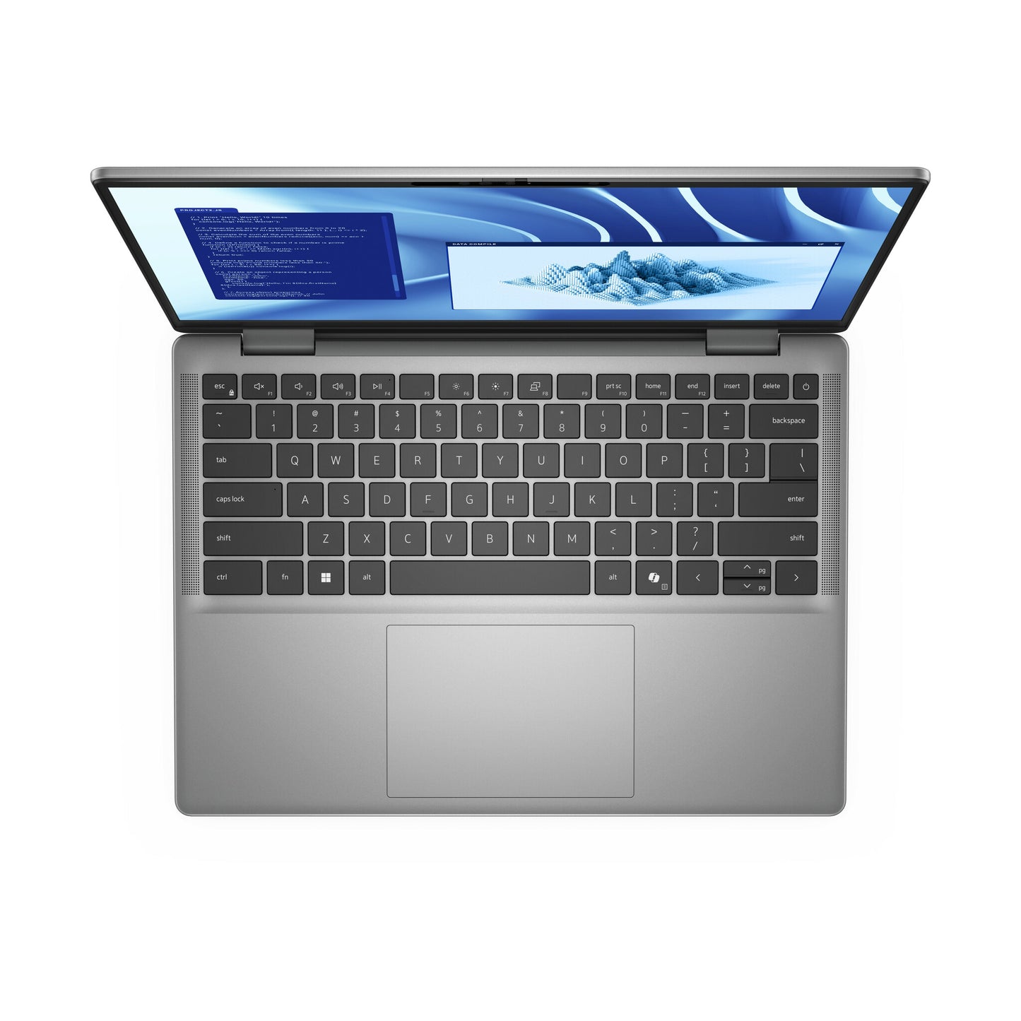 DELL Latitude 7455 Qualcomm Snapdragon X1P-64-100 Bärbar dator 35,6 cm (14") Pekskärm Quad HD+ 16 GB LPDDR5x-SDRAM 512 GB SSD Wi-Fi 7 (802.11be) Windows 11 Pro Nordic Grå