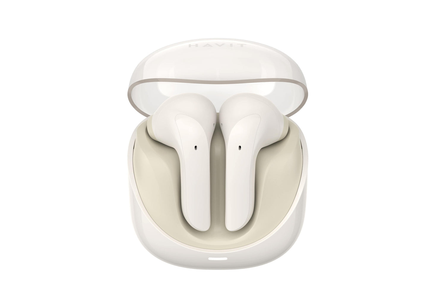 Havit 6939119079918 hörlur och headset Hörlurar Trådlös I öra Musik Bluetooth Beige