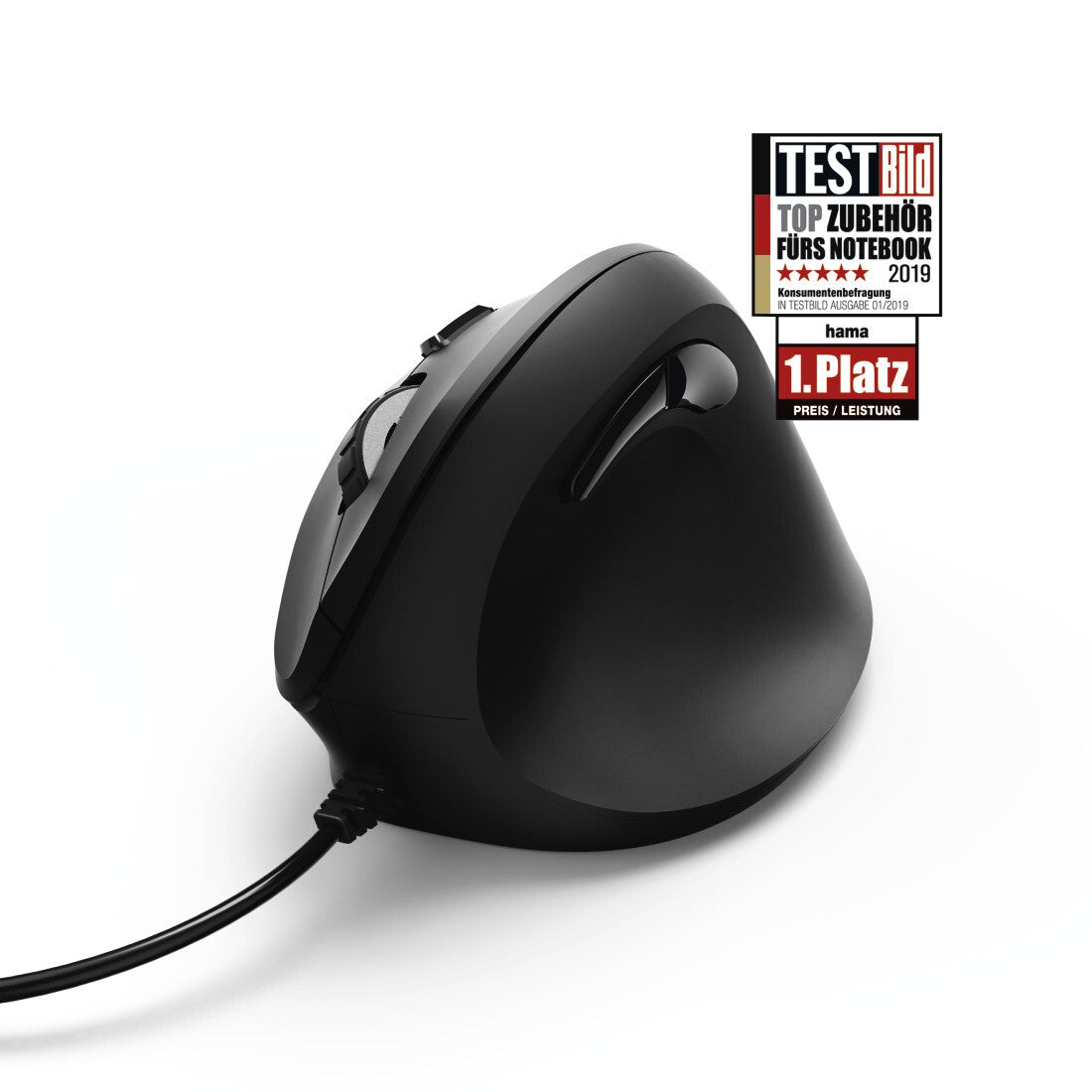 Hama EMC-500 datormöss Kontor högerhand USB Type-A Optisk 1800 DPI