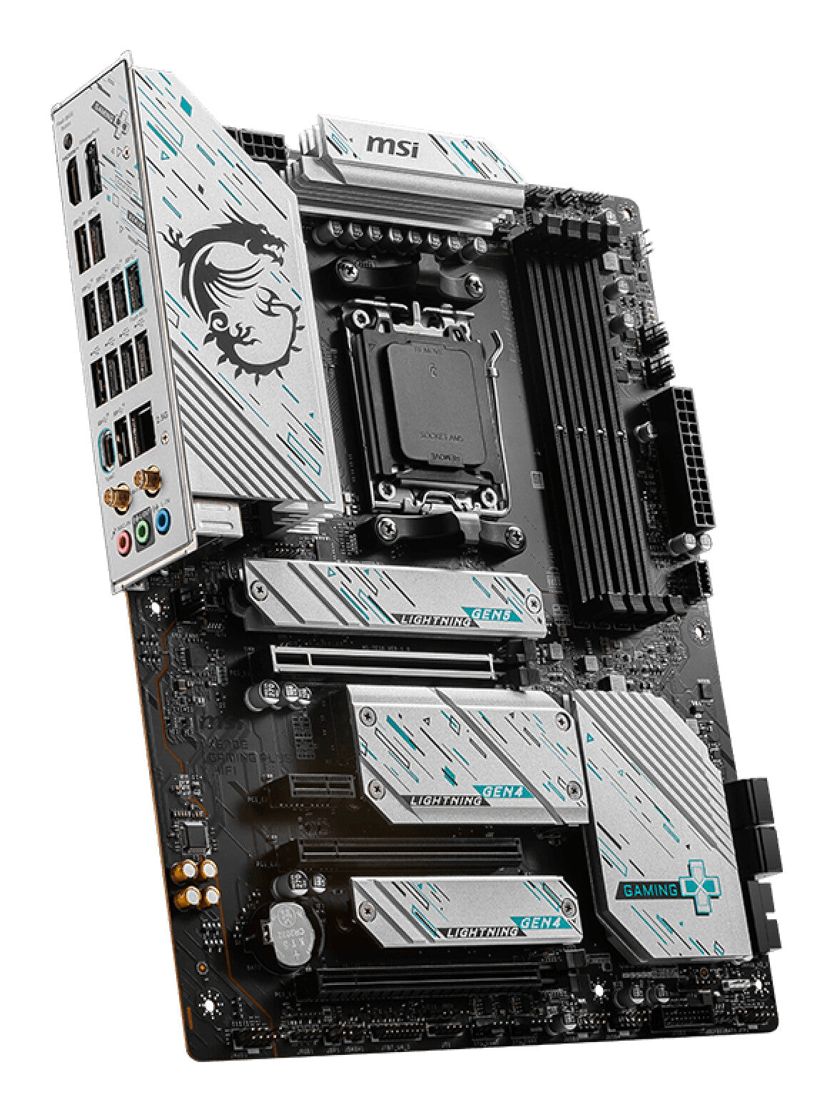 MSI X670E GAMING PLUS WIFI moderkort AMD X670 AM5-sockel ATX